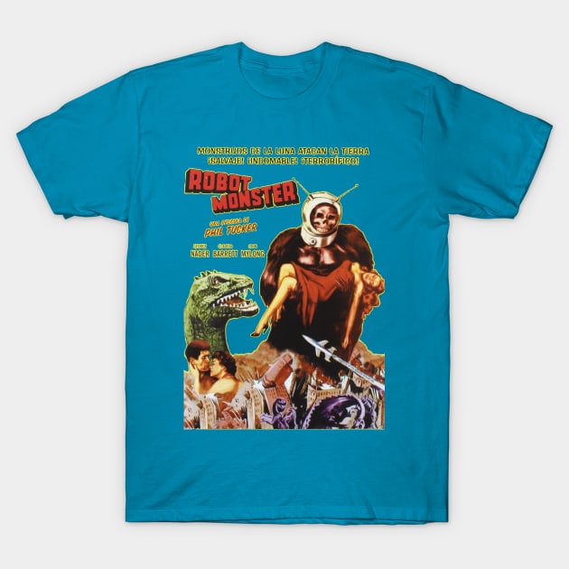 Robot Monster Spanish Poster T-Shirt by Invasion of the Remake